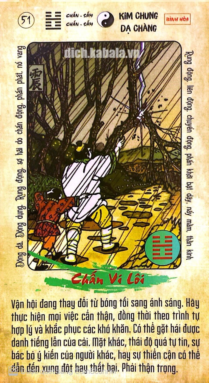 QUẺ 51: THUẦN CHẤN 2 51