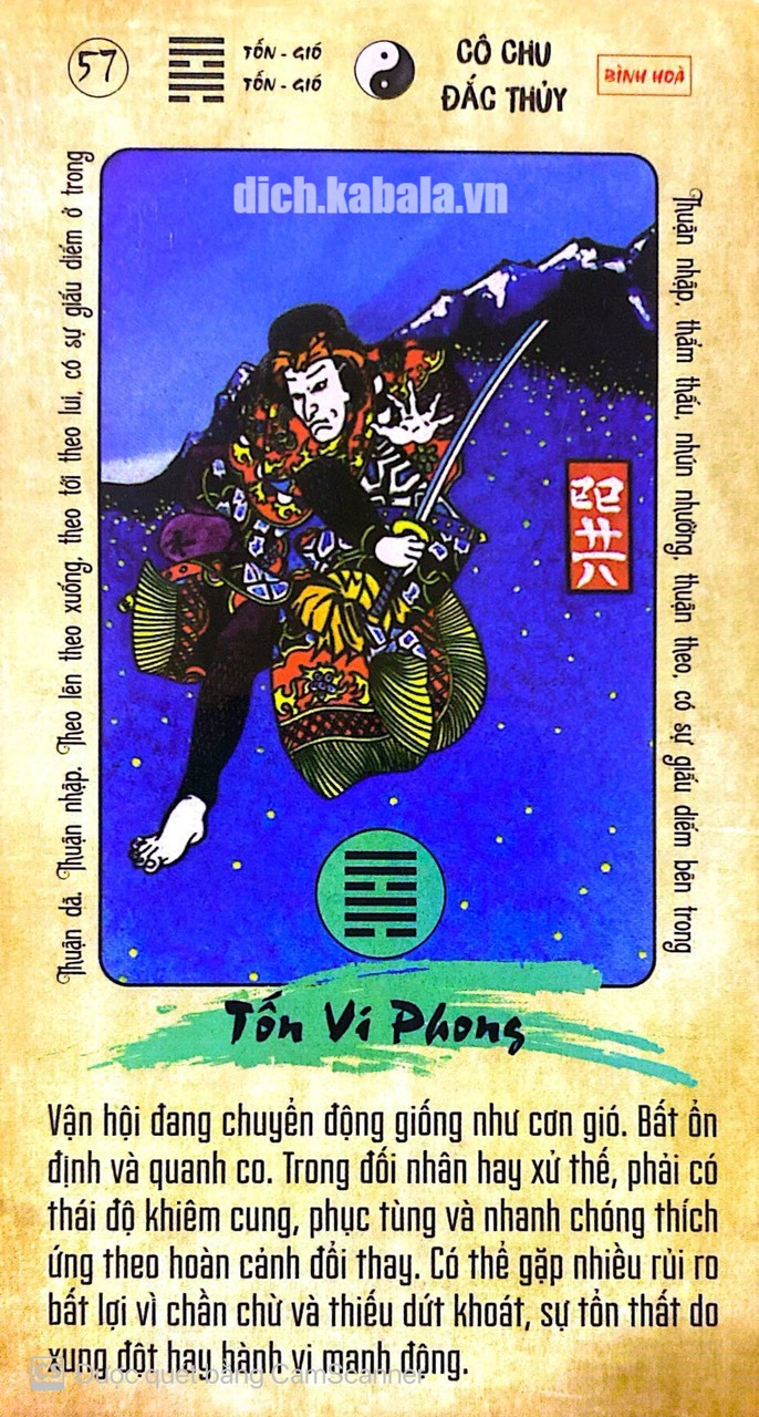 QUẺ 57: THUẦN TỐN 2 57