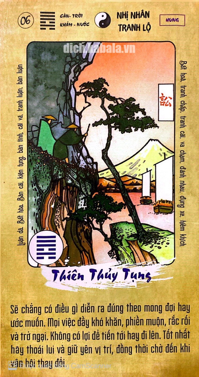 QUẺ 6: THIÊN THỦY TỤNG 2 6