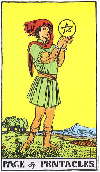 Ý nghĩa lá bài Page of Pentacles