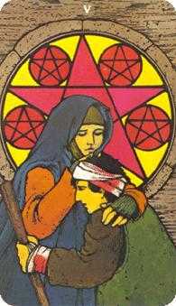 Ý nghĩa lá bài Five of Pentacles