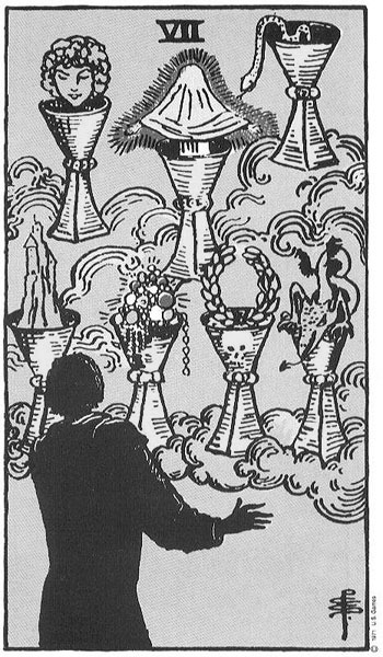 Ý nghĩa lá bài Seven of Cups